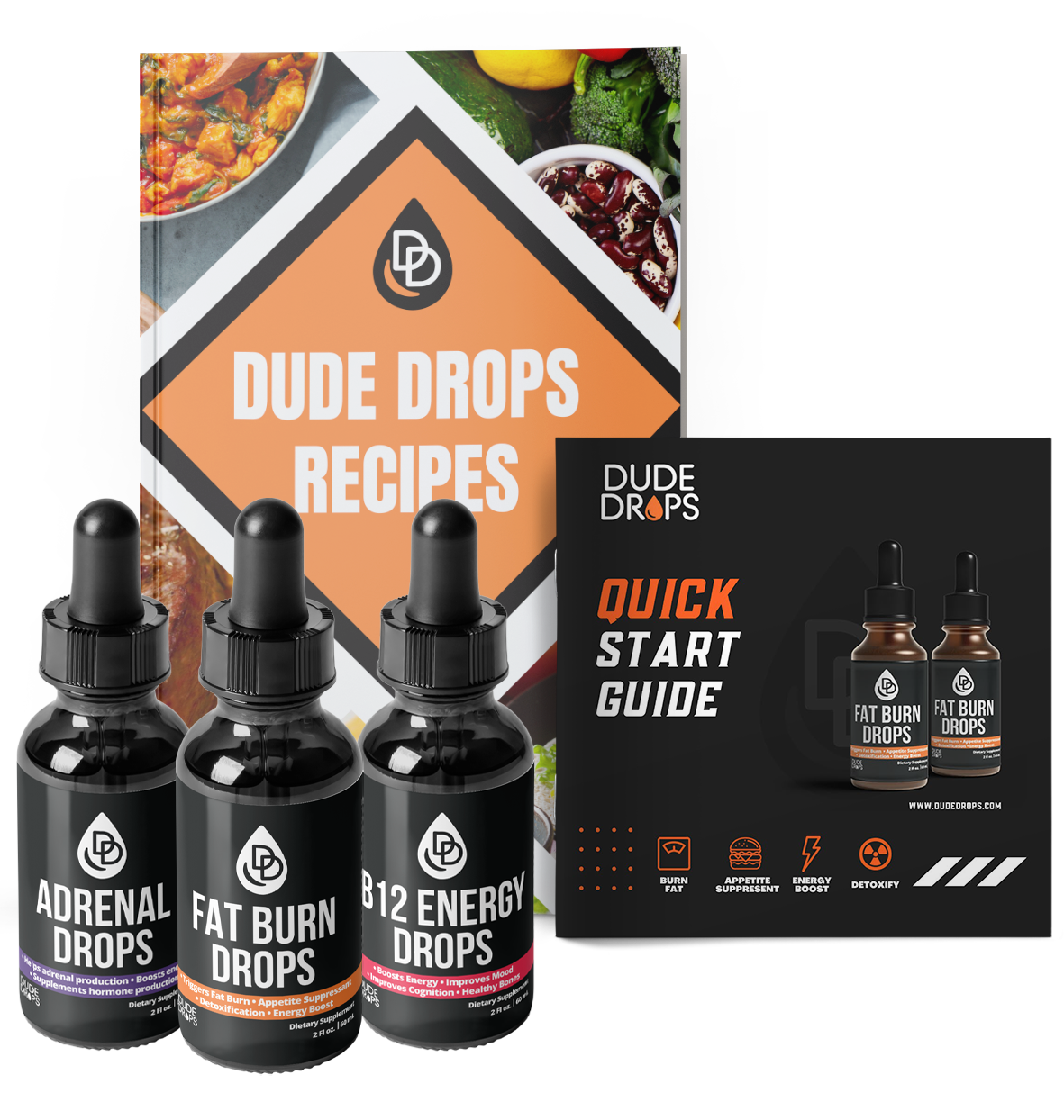 Dude Drops Challenge Kit - Complete Fat Burn System