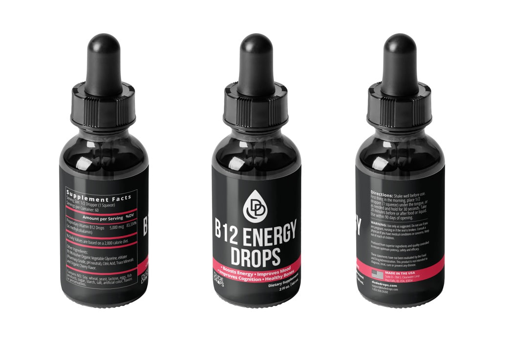B12 Energy Drops (2-3 month supply)